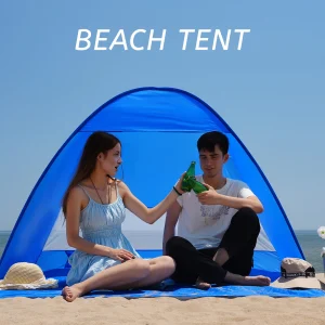 Camping Tent with Portable Sun Shelter and Changing Room