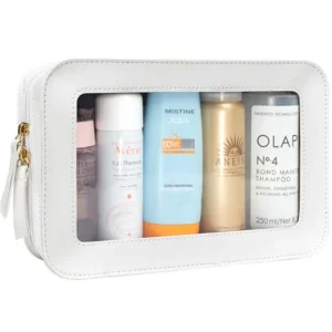 TSA Approved Portable Travel Makeup Pouch with Zipper